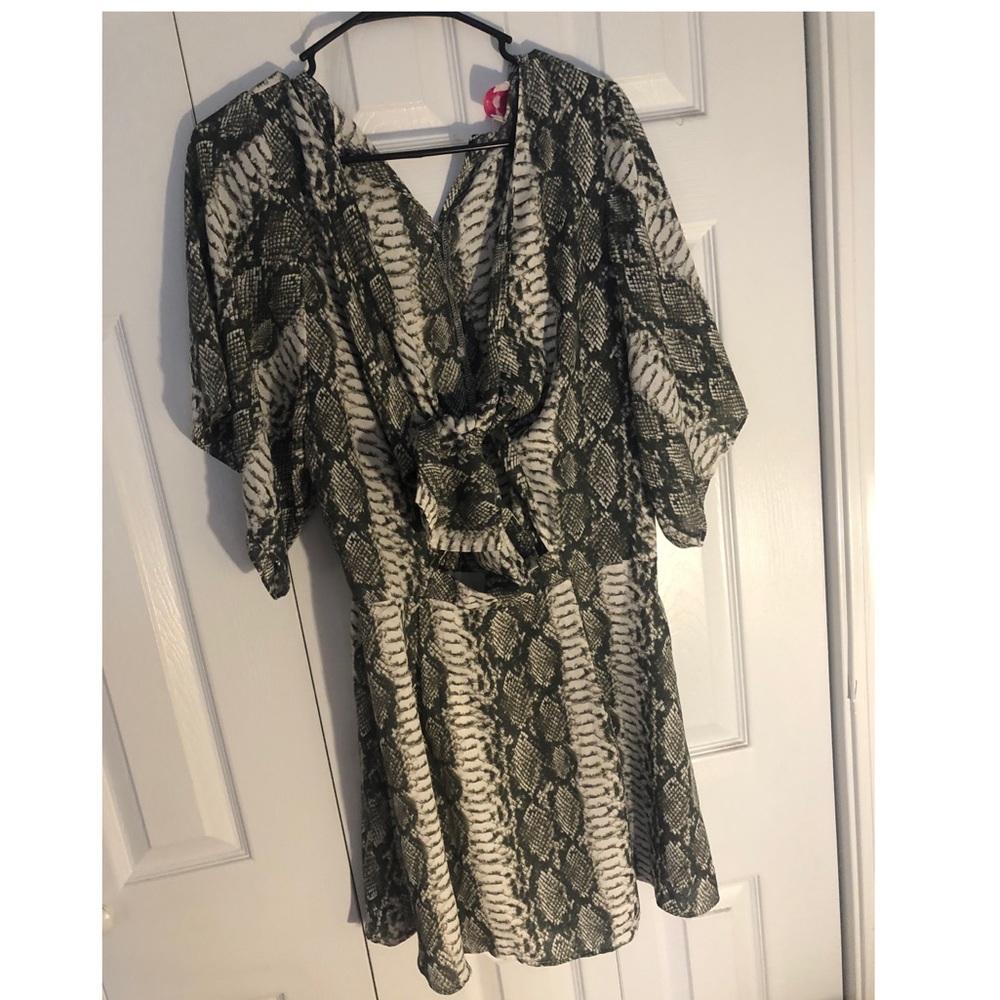 Buddy love snake print dress